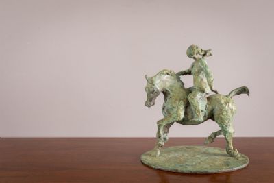 HORSE AND RIDER by Selma McCormack  at deVeres Auctions
