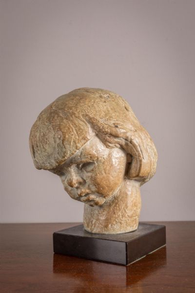 HEAD OF A CHILD by Melanie le Brocquy  at deVeres Auctions