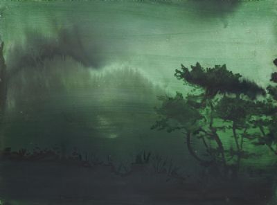 VIEW (GREEN) by Elizabeth Magill  at deVeres Auctions