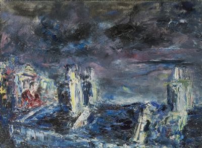THE GOOD GREY MORNING (1948) by Jack Butler Yeats  at deVeres Auctions