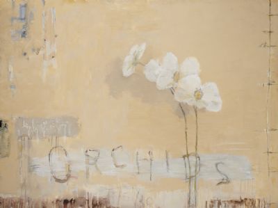 ORCHIDS by Basil Blackshaw  at deVeres Auctions