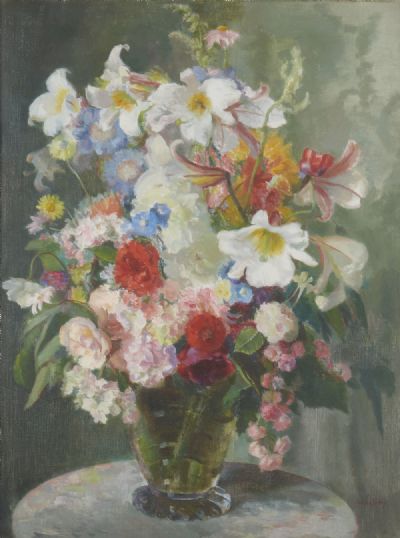 SUMMER FLOWERS by Moyra Barry  at deVeres Auctions
