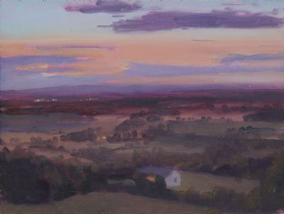 A RED SKY AT NIGHT by Blaise Smith sold for €950 at deVeres Auctions