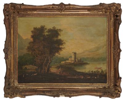 ROSS CASTLE, KILLARNEY by John Henry Campbell  at deVeres Auctions