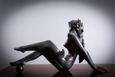 GIRL RECLINING by Albert Avetissian sold for €2,000 at deVeres Auctions