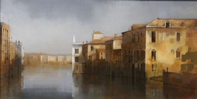 GRAND CANAL, VENICE by Martin Mooney sold for €3,400 at deVeres Auctions