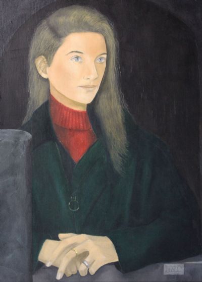 PORTRAIT OF MAGALI CHARTRIER by Reginald Gray sold for €850 at deVeres Auctions