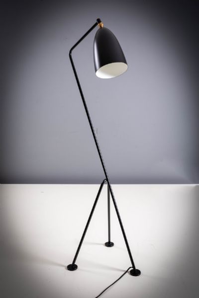 A GRASSHOPPER FLOOR LAMP, DESIGNED by GRETA GROSSMAN, sold for €550 at deVeres Auctions