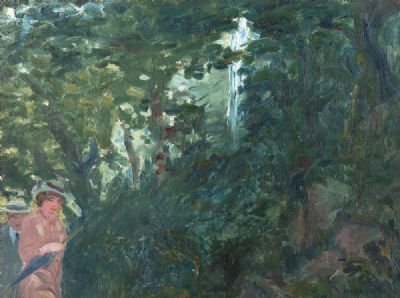 THE WATERFALL by Jack Butler Yeats  at deVeres Auctions