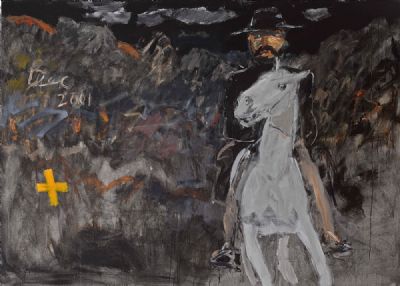 NIGHT RIDER by Basil Blackshaw  at deVeres Auctions