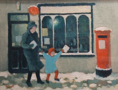 POSTING CARDS by Norman Smyth sold for €1,100 at deVeres Auctions