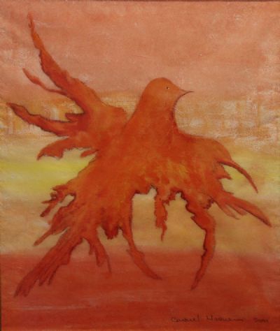 STUDY FOR A FIREBIRD II by Carmel Mooney sold for €140 at deVeres Auctions