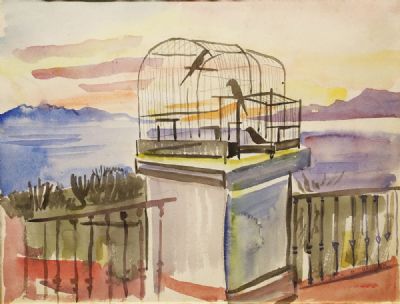 THE BIRDS by Father Jack P Hanlon sold for €900 at deVeres Auctions