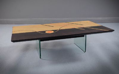1 by AN ITALIAN RECTANGULAR LOW TABLE  at deVeres Auctions