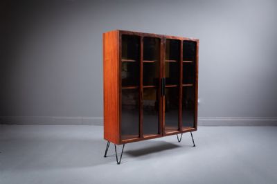 A ROSEWOOD CABINET at deVeres Auctions