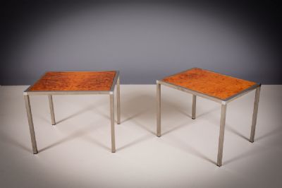 A PAIR OF SQUARE TABLES at deVeres Auctions