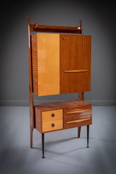 A ROSEWOOD AND MAPLE CABINET at deVeres Auctions