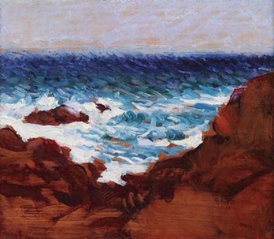 SEA AND RED ROCKS by Roderic O'Conor sold for €70,000 at deVeres Auctions