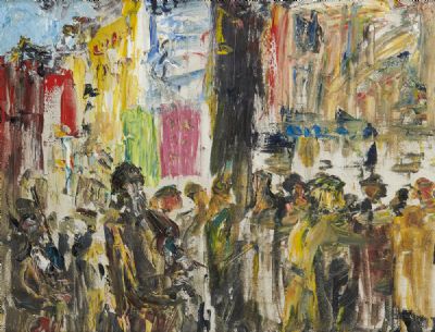 A LAMENT (THE FUNERAL OF HARRY BOLAND) by Jack Butler Yeats sold for €250,000 at deVeres Auctions