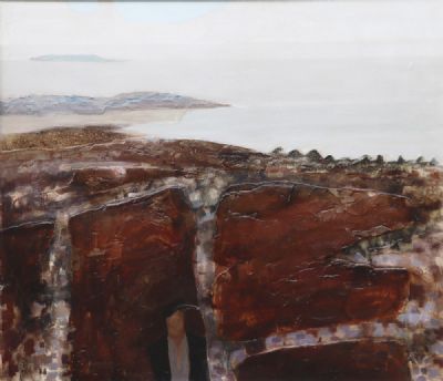 ROCKY LANDSCAPE by Arthur Armstrong sold for €5,000 at deVeres Auctions