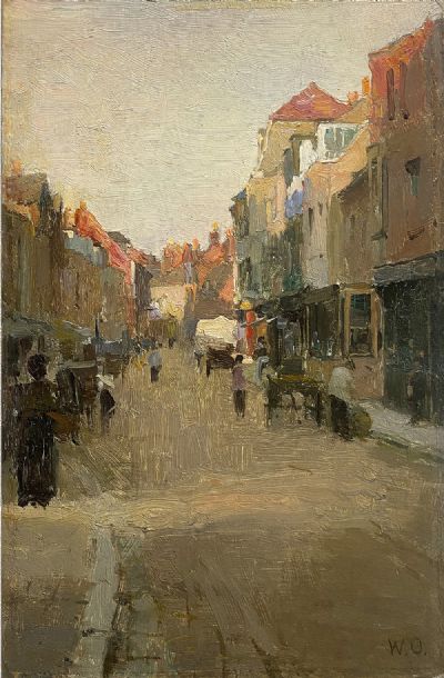 HIGH STREET, RYE 1889 by Sir Walter Frederick Osborne sold for €30,000 at deVeres Auctions