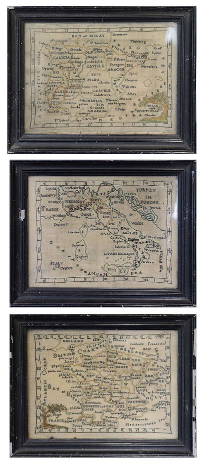 127 by A SET OF THREE MAPS by A. CHARLES  at deVeres Auctions