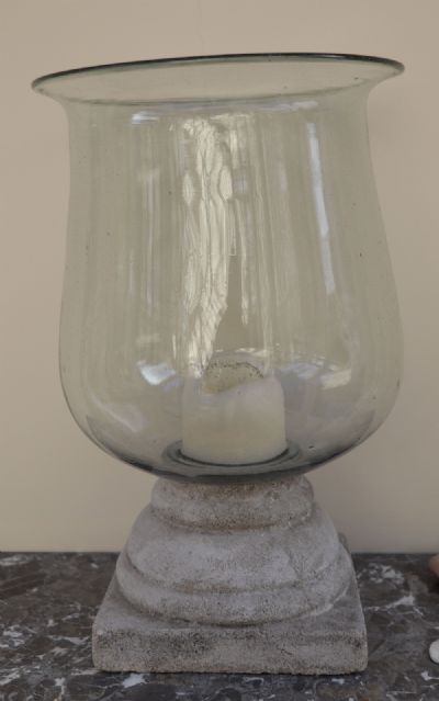 253 by A PAIR OF LARGE BULBOUS SHAPED STORM LANTERNS  at deVeres Auctions