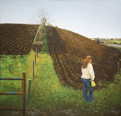 THE PLOUGHED FIELD by Martin Gale  at deVeres Auctions