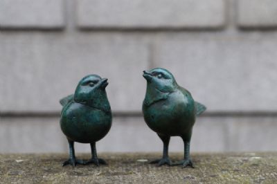 TWO LITTLE BIRDS by Irish School sold for €280 at deVeres Auctions