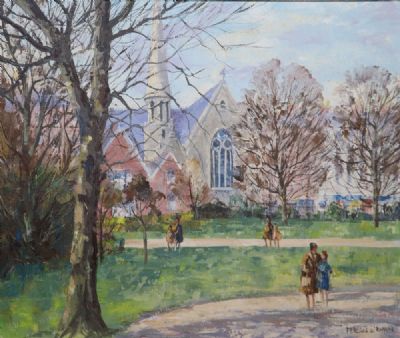 ST. STEPHENS GREEN by Fergus O'Ryan  at deVeres Auctions