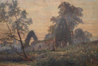 RUINED CHURCH by John Faulkner  at deVeres Auctions