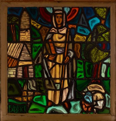 ST. BRIGID by Patrick Pollen sold for €1,500 at deVeres Auctions