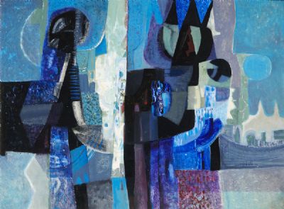 PLAY OF SHAPES NO.93 by George Campbell sold for €13,000 at deVeres Auctions