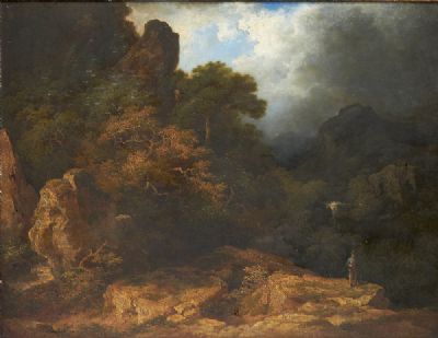 THE EAGLES NEST, KILLARNEY by James Arthur O'Connor sold for €40,000 at deVeres Auctions