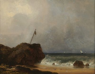 A SEA PIECE by James Arthur O'Connor sold for €4,400 at deVeres Auctions