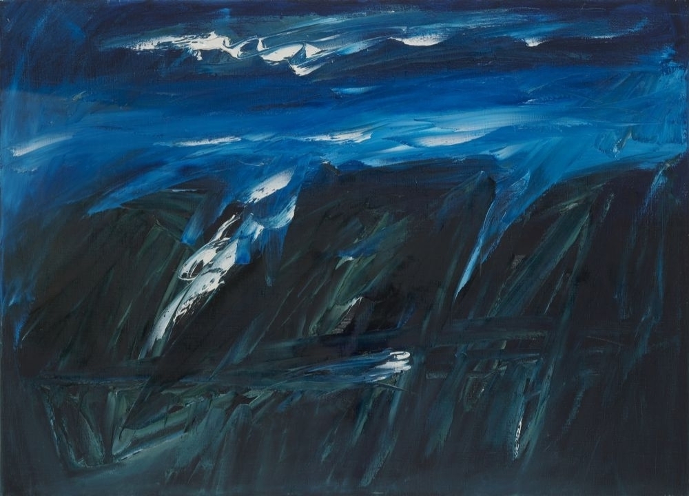 DARK SHORELINE by Sean McSweeney sold for €7,500 at deVeres Auctions