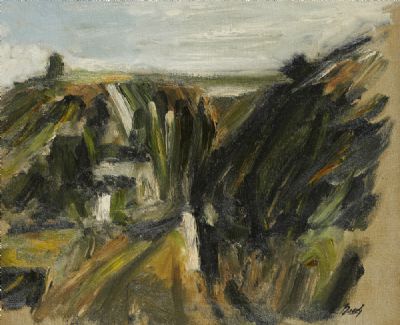 LANDSCAPE, OCTOBER 1956 by Charles Brady sold for €2,000 at deVeres Auctions