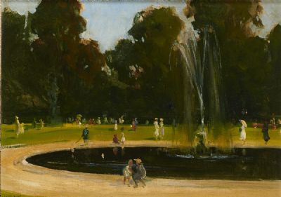 HYDE PARK by James Humbert Craig sold for €2,600 at deVeres Auctions