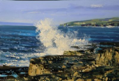 FROM DOOLIN LOOKING TOWARDS FANORE by Henry Morgan  at deVeres Auctions
