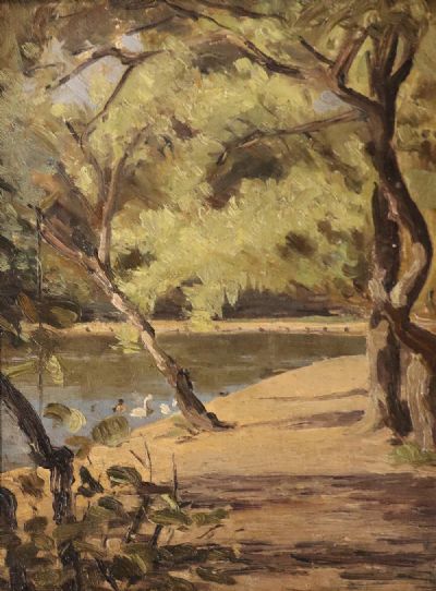 STEPHENS GREEN by Ronald Ossory Dunlop sold for €420 at deVeres Auctions