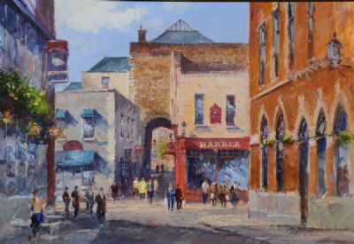 THE MERCHANTS ARCH - TEMPLE BAR by Colin Gibson  at deVeres Auctions