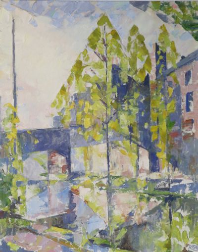 OLD HARCOURT STREET BRIDGE by Rosaline Brigid Ganly sold for €800 at deVeres Auctions
