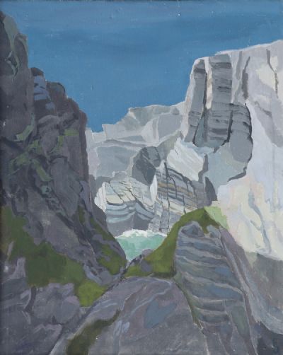 OCEAN EROSION by Evelyn Street sold for €850 at deVeres Auctions