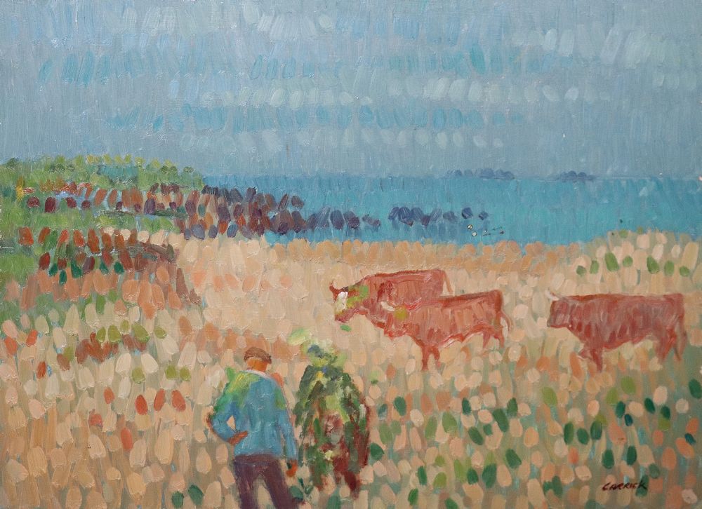 Lot 60 - CATTLE, INISBOFFIN by Desmond Carrick