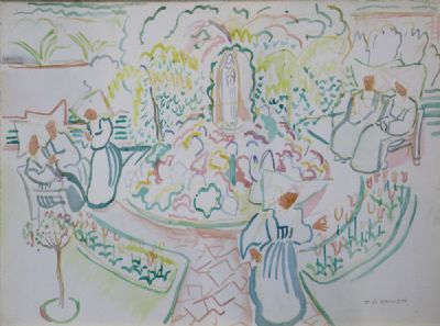 THE NUN'S GARDEN by Fr. Jack P. Hanlon sold for €440 at deVeres Auctions