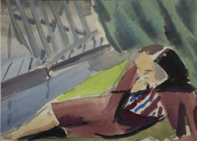 LAZING by THE RIVER by Elizabeth Rivers  at deVeres Auctions