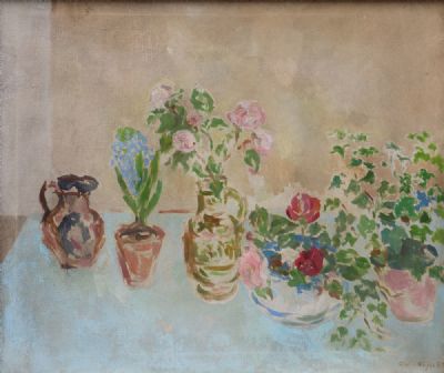 STILL LIFE FLOWERS by Stella Steyn sold for €650 at deVeres Auctions