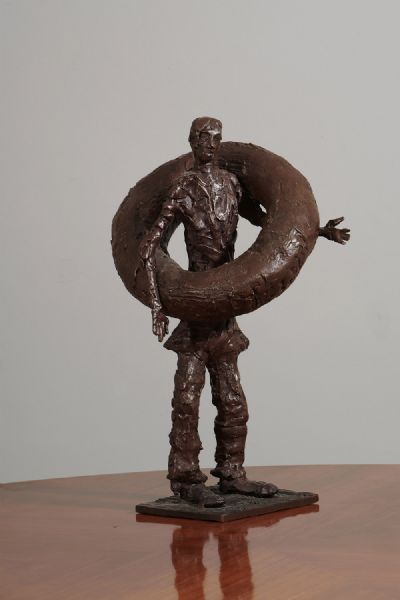 THE MIGRANT, 2021 by John Behan  at deVeres Auctions