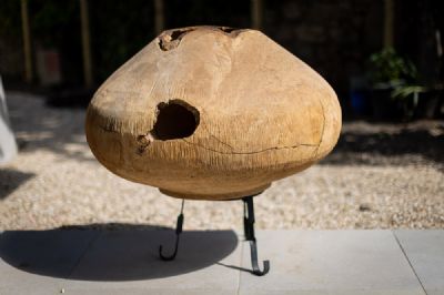 SPALTED BEECH VESSEL by Liam O'Neill  at deVeres Auctions