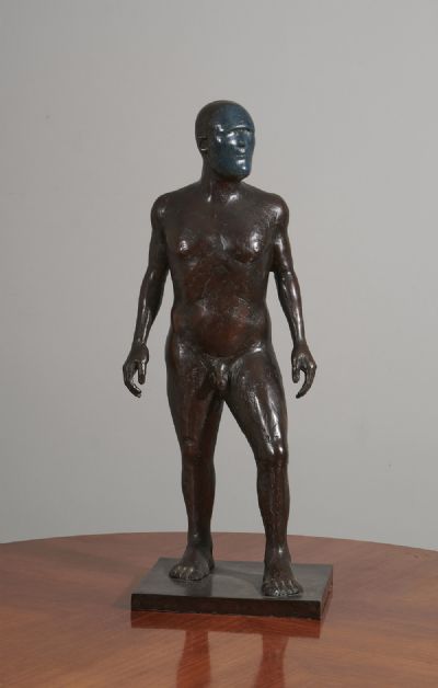 WARRIOR BLUE FACE by Anthony Scott sold for €4,600 at deVeres Auctions